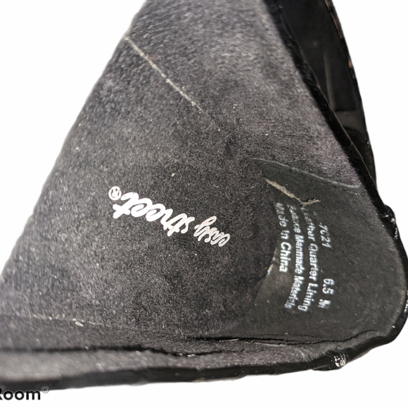 Crocodile textured flats 6.5 - Picture 4 of 7